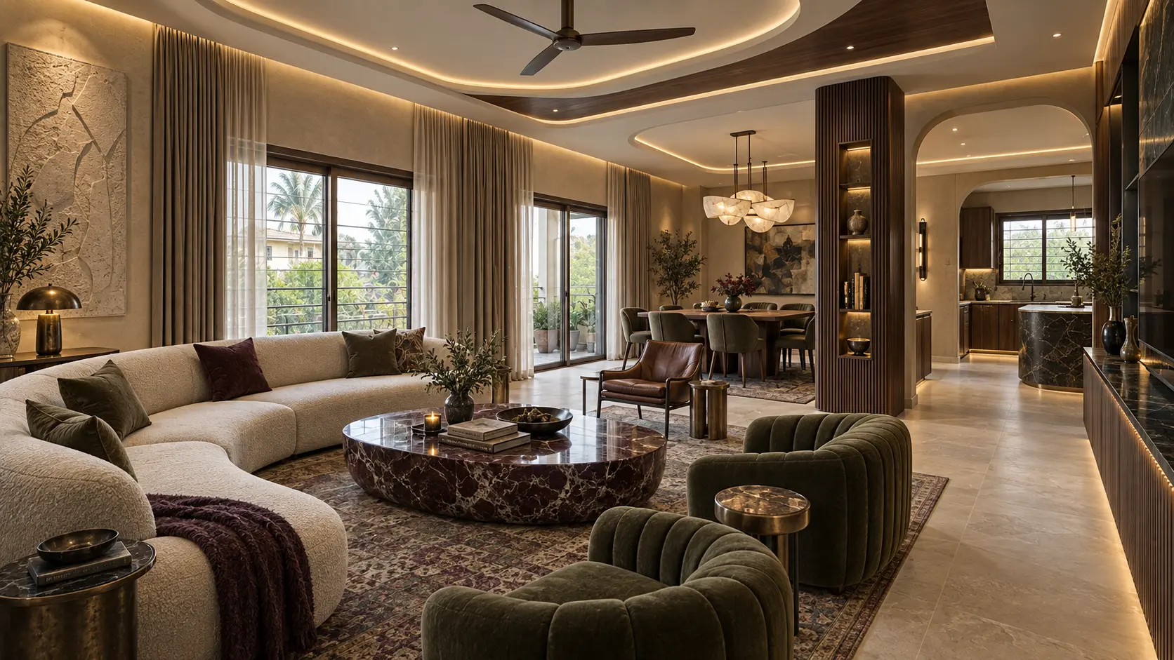 Completed premium contemporary interior transformation