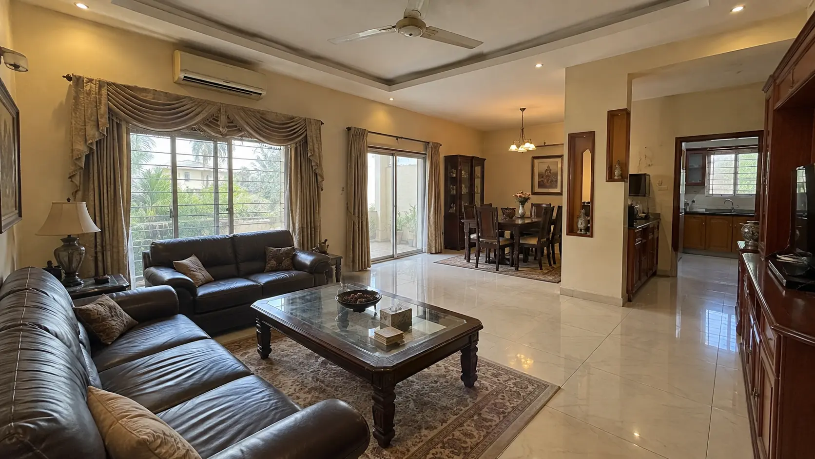 Existing residence before its complete interior transformation